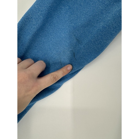 The North Face Blue Fleece Lined Jacket Full Zip M Gorpcore Winter Zip Up Pocket - Picture 12 of 14